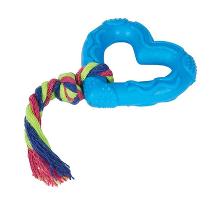 Digger's TPR Heart and Rope Toy