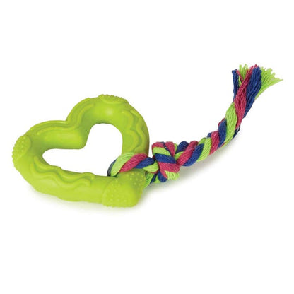 Digger's TPR Heart and Rope Toy